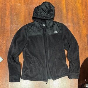 The North Face Black Women's Hooded Teddy Fleece Jacket